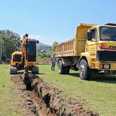 GAZİPAŞA ŞEHİR STADYUMU’NDA YENİLEME ÇALIŞMALARI BAŞLADI